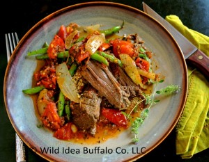Stewed Buffalo Chuck Roast
